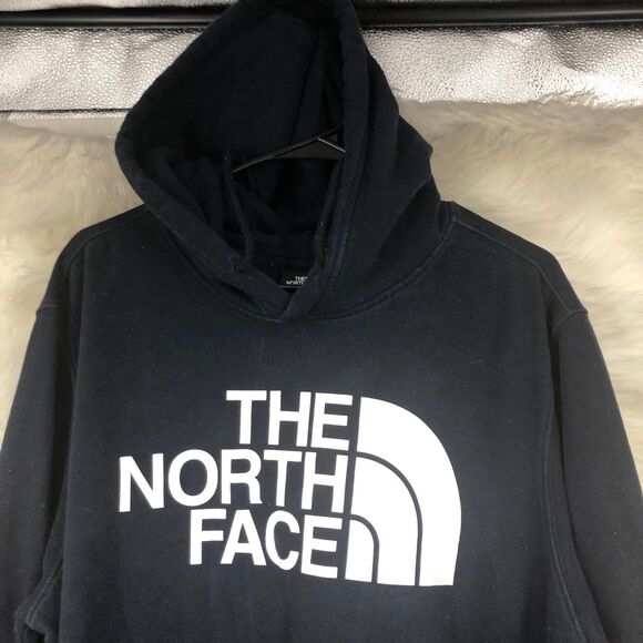 Men’s Classic Black The North Face Hoodie, Hooded Sweatshirt SZ L - Picture 3 of 11